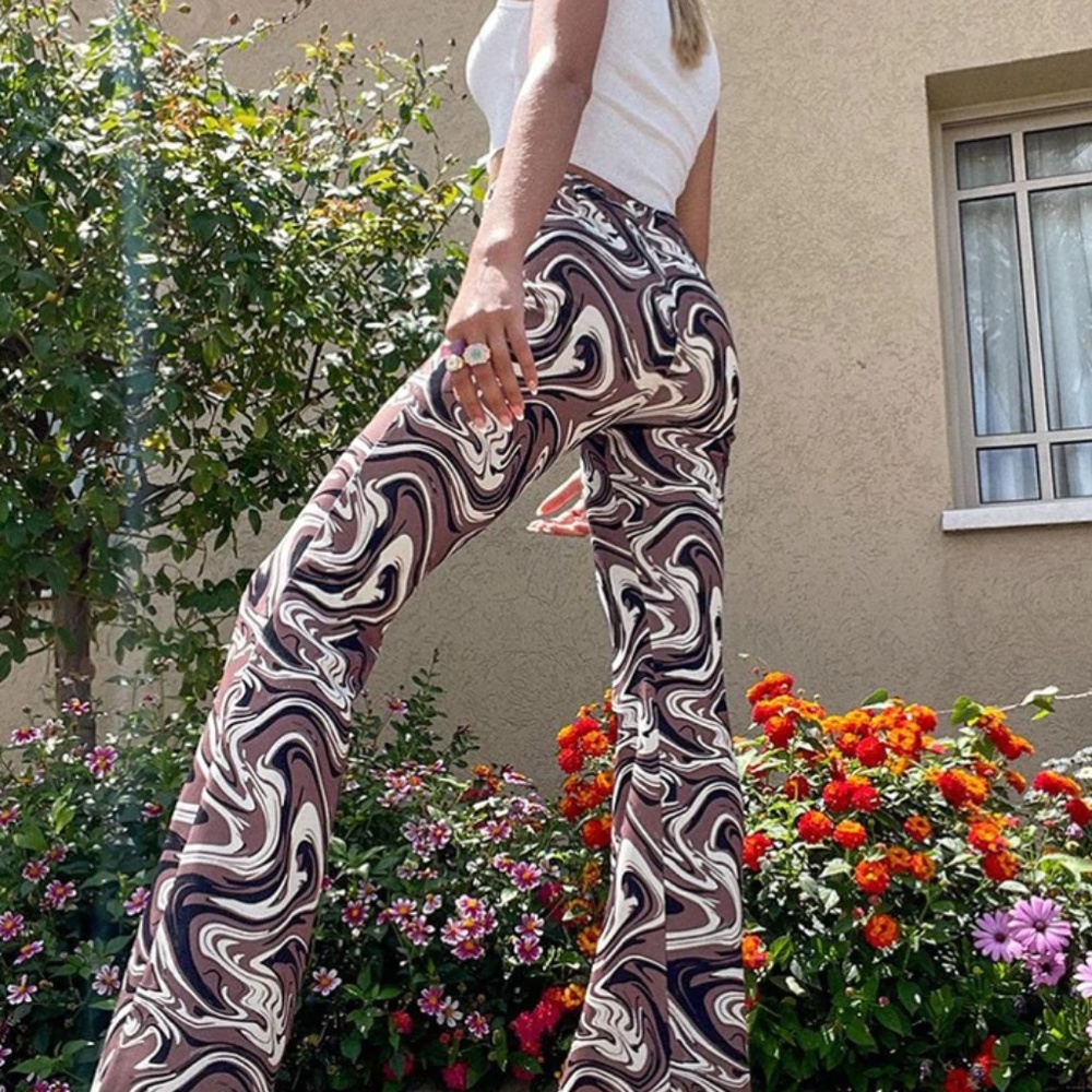 Rippley Flared Pants